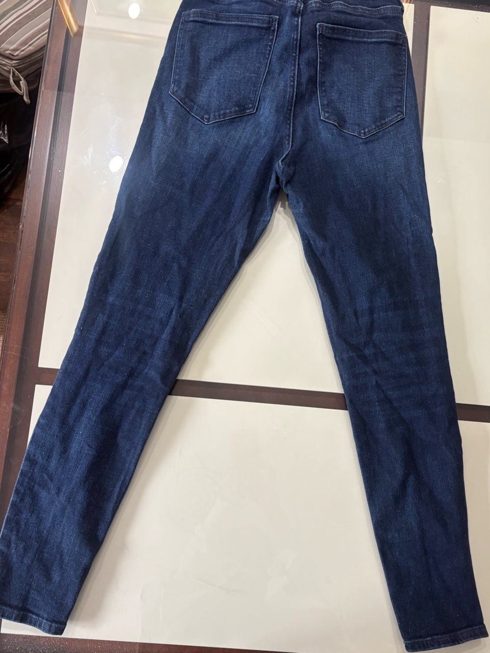 Women's  skinny Dark Blue Denim Jeans